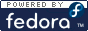 fedora powered badge (written on a fedora laptop!)